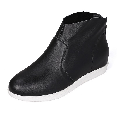 登云 牛皮女士时尚平底靴子 18-15291 牛皮女士时尚平底靴子 18-15291